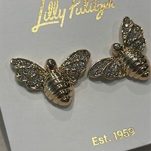 Lilly Pulitzer Gold Bee Earrings